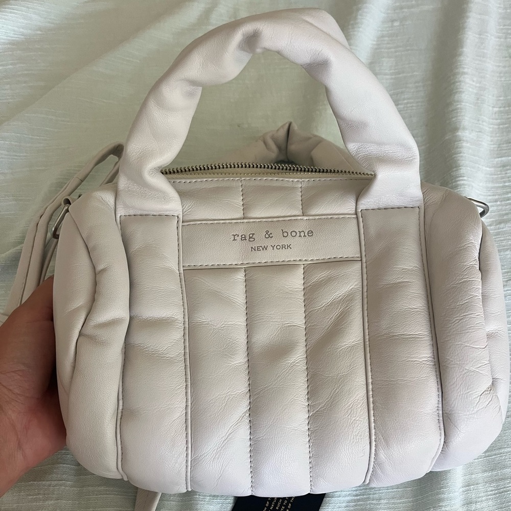 rag & bone Cloud Mini Quilted Leather Duffle